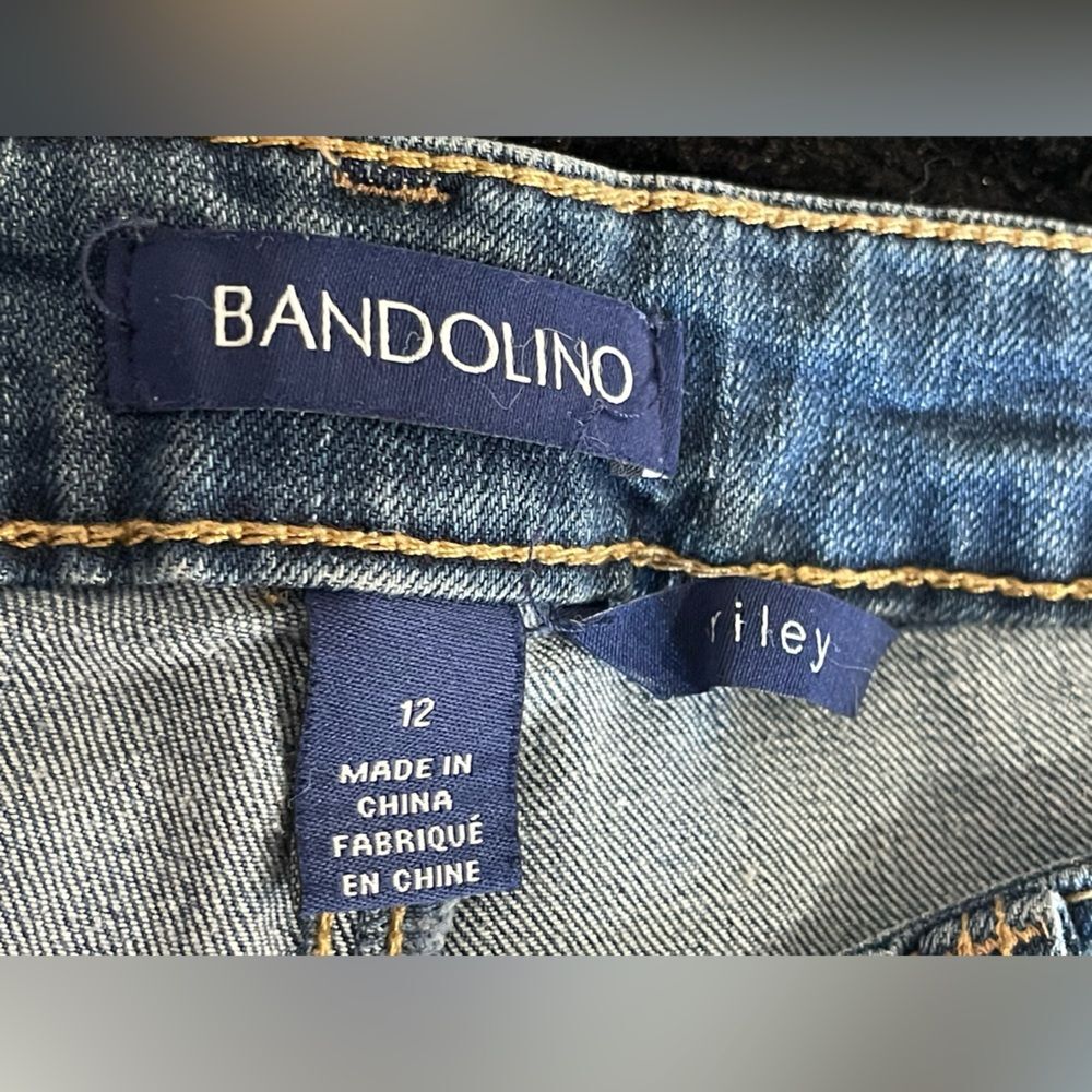 Bandalino Women’s Blue Denim Bermuda Shorts. Size 12 - Picture 3 of 4
